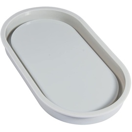 Rayher Silikon-Gießform Untersetzer oval, 17,8 x 9,5 cm,