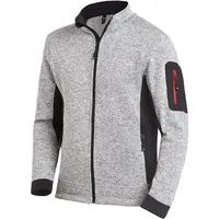 FHB Strickjacke Christoph 79595 Gr. 3XL grau/schwarz
