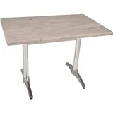 Garden Pleasure BRENTA Bistrotisch hellbraun 110,0 x 70,0 x 74,0 cm