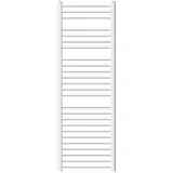 luxebath Badheizkörper 500x1500mm Weiß Gebogen Heizkörper mit Seitenanschluss