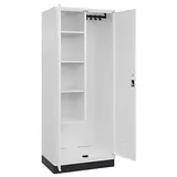 Californian Products CP Putzmittelschrank Classic PLUS 080120-02 S10014 verkehrsweiß 80,0 x 50,0 x 195,0 cm, aufgebaut