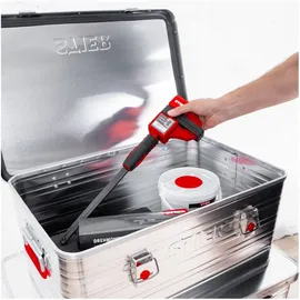 Stier Alubox 85 L Aluminium grau Staub- und spritzwasserresistent