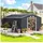 Outsunny Gerätehaus 3,86 x 3,73 m Kohlegrau