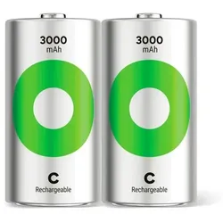 1x2 GP ReCyko NiMH Akkus C Baby 3000mAH, ready to use