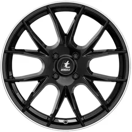 itWHEELS Kira gloss black polished lip Alufelge 16 Zoll ET40 4x100 ML63.3
