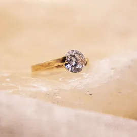 Fascination by Ellen K. Ring Gold 333 mit Zirkonia weiß 8mm