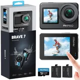AKASO Brave 7 Action Cam 4K 30FPS 20MP 64GB stabilisierte Unterwasserkamera