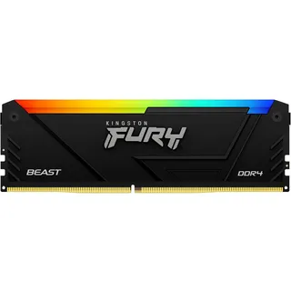 Kingston 32GB (1x32GB) KINGSTON FURY Beast RGB DDR4-3200 CL16 RAM Gaming Arbeitsspeicher