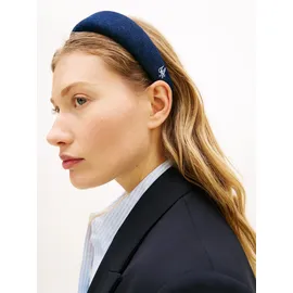Tommy Hilfiger Th NAUTICAL Denim Damen, schwarz denim, Stoff, Haarfixierungen, gepolstert