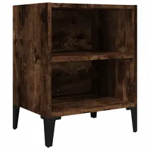 vidaXL Nachtschrank 40 x 30 x 50 cm Räuchereiche