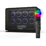Klarstein Uhrenbeweger LuminousTime 8, Uhrenboxen Uhrenkasten Uhrenbeweger 8 Uhren schwarz