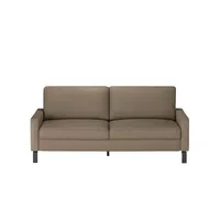 Max Schelling Ledersofa mit Winkelfüßen Maximum , braun , Maße (cm): B: 164 H: 86 T: 97.0