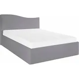 Westfalia Schlafkomfort Polsterbett, inkl. Bettkasten bei Ausführung mit Matratze, grau, Betten, 99986026-0 Kunstleder,