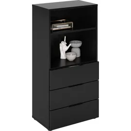 FMD Schubladenkommode 49,7 x 102,8 x 31,5 cm Schwarz