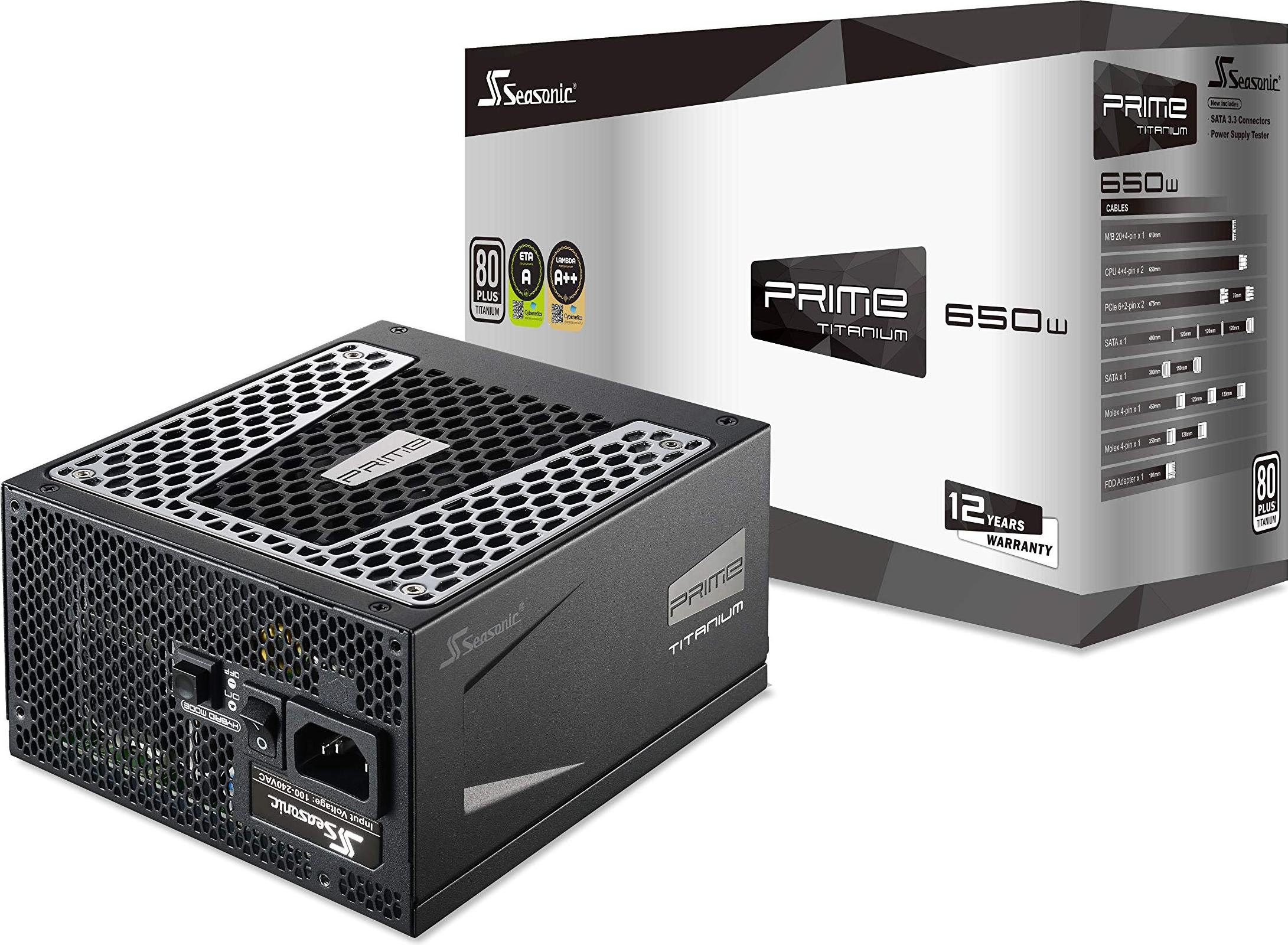 Seasonic Prime TX (650 W), PC Netzteil, Schwarz