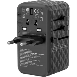 Verbatim UTA-06 GaN-Ladeadapter schwarz, 100 W