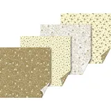 Heyda Faltblätter-Set Engel & Stern 15 x 15 cm Designpapier
