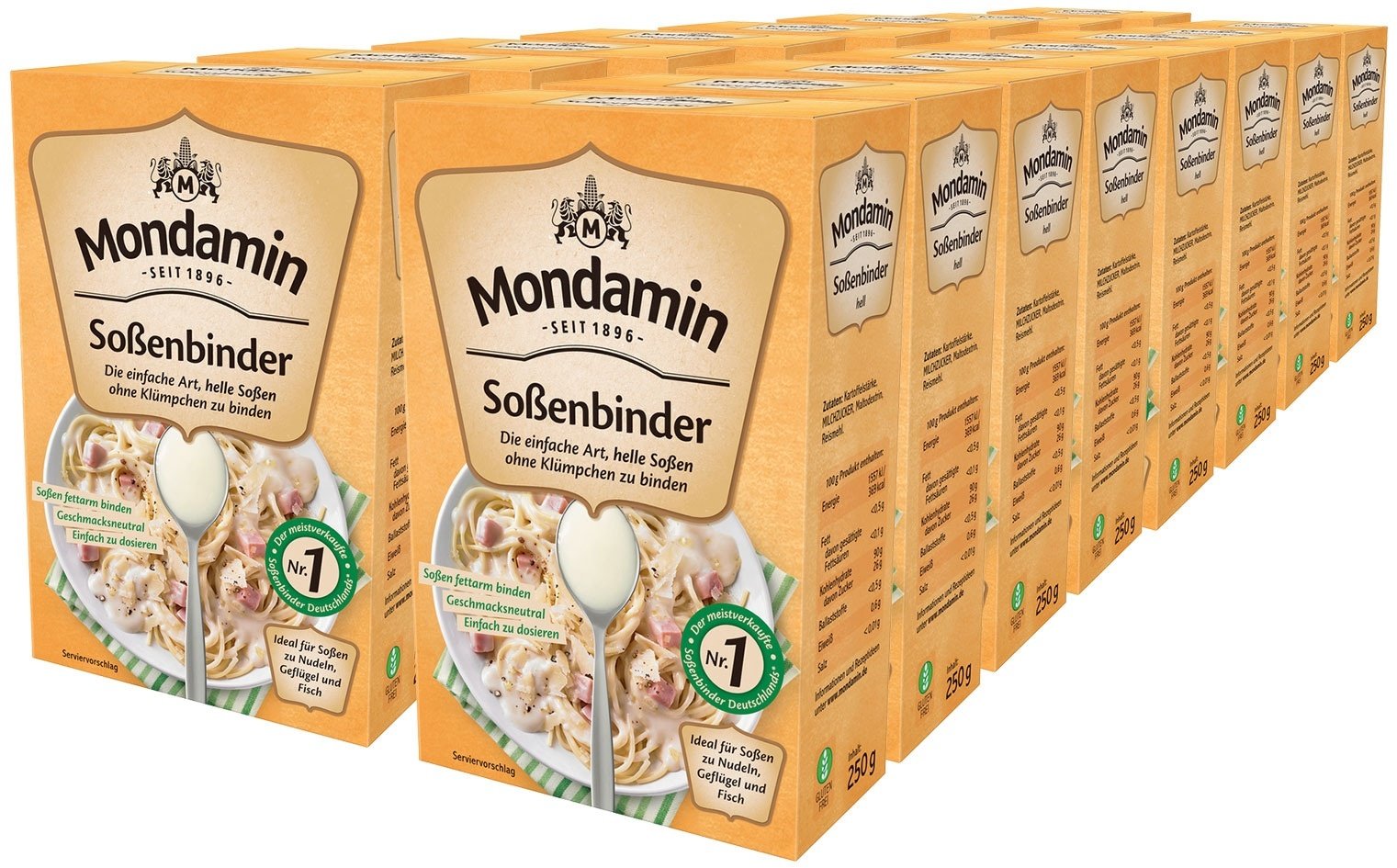 Preisvergleich Produktbild Mondamin Soßenbinder hell 250 g, 16er Pack