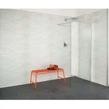 maw by GEO Walk-in-Dusche »Relax« Breite 90 cm, silberfarben