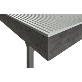 SKANHOLZ Friesland Hybrid Set 14 5,57 x 7,08 m schiefergrau inkl. Abstellraum