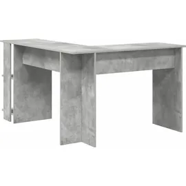 vidaXL Eckschreibtisch Beton Grau