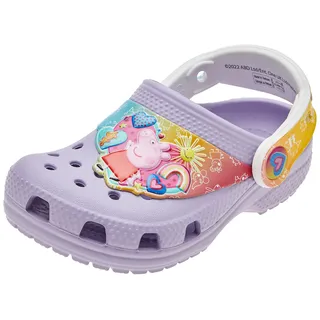 Crocs Unisex Kinder CLS FL I Am Peppa Pig Clog T, Lavender, 19-20 EU