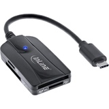 InLine 66772C Reader USB 3.1 USB-C, für SD/SDHC/SDXC, microSD, UHS-II kompatibel