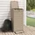 vidaXL Outdoor-Mülltonne 41 l Hellbraun