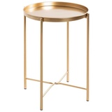 Haku-Möbel HAKU Beistelltisch gold 39,0 x 39,0 x 50,0 cm