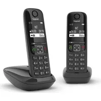 Gigaset AS690R - Duo DECT telefoon - Zwart, Telefon,