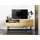 meble lindner Enjoy TV-Lowboard 120x46x35 cm Eiche Artisan Matt Metall