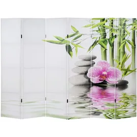 Mendler Foto-Paravent, T234, Paravent Raumteiler Trennwand Kho Samui, MVG-zertifiziert ~ 180x240cm