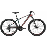 Bikestar Mountainbike 21 Gang Shimano RD-TY300 Schaltwerk, Kettenschaltung, für Damen und Herren, Kettenschaltung, 72967358-41 grün