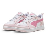 Puma Rebound V6 Lo AC PS Sneaker, White-Fast Pink-Whisp of