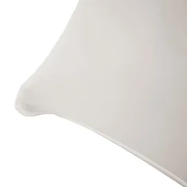 Mendler Stehtischhusse HWC-J30 Creme-beige Ø 60 cm