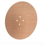 Doppler Rollsockel Easy Move Switch verzinkt Ø 56 cm Holzoptik Esche