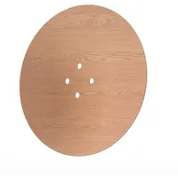 Doppler Rollsockel Easy Move Switch verzinkt Ø 56 cm Holzoptik Esche
