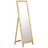 vidaXL Standspiegel 48 x 46,5 x 150 cm Massivholz Eiche