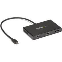 Startech 3-Port USB-C Multi-Monitor Adapter Schwarz