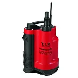 T.I.P. Schmutzwasser Drainage Tauchpumpe - 13.000 l/h,  9 m Förderhöhe, 750 W, vertikaler Ausgang, I-Compac 13000, 30191