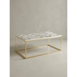 KADIMA DESIGN Weiß Gold Marmor 100 x 60 x 40 cm