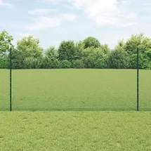 vidaXL Drahtzaun 1,2 x 50 m Grün/Stahl