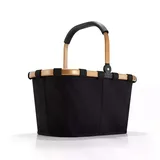 Reisenthel Einkaufskorb Carrybag schwarz, gold wasserabweisend mit Innentasche