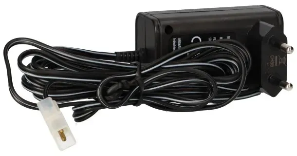 Automatik- Ladegerät passend für 2-12 Volt Bleiakkus mit AMP-Stecker-Anschluss