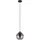 EGLO Ariscani 1-flg. 20 cm rund schwarz-transparent