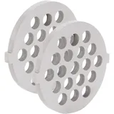 Elektrische Fleischwolf-Klingen-Mahlplatte, rundes Loch, Edelstahl, geeignet für Standmixer und Fleischwolf der Größe 5(7mm)