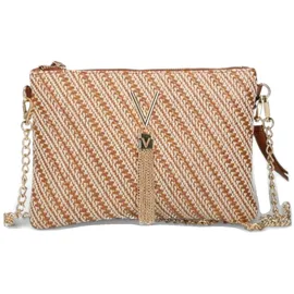 Valentino Divina Summer Crossover Bag Baumwolle Brown