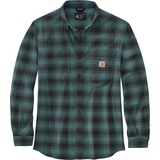 CARHARTT Rugged Flex Flannel Hemd, schwarz-grün, Größe S