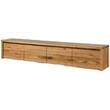 MASSIVMOEBEL24.DE PURE OAK Lowboard 220x40x40 cm Beige Massivholz