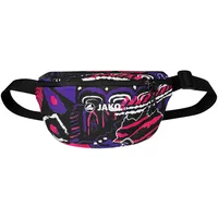 Jako Malle Bauchtasche, weiß/pink/lila/schwarz, One Size